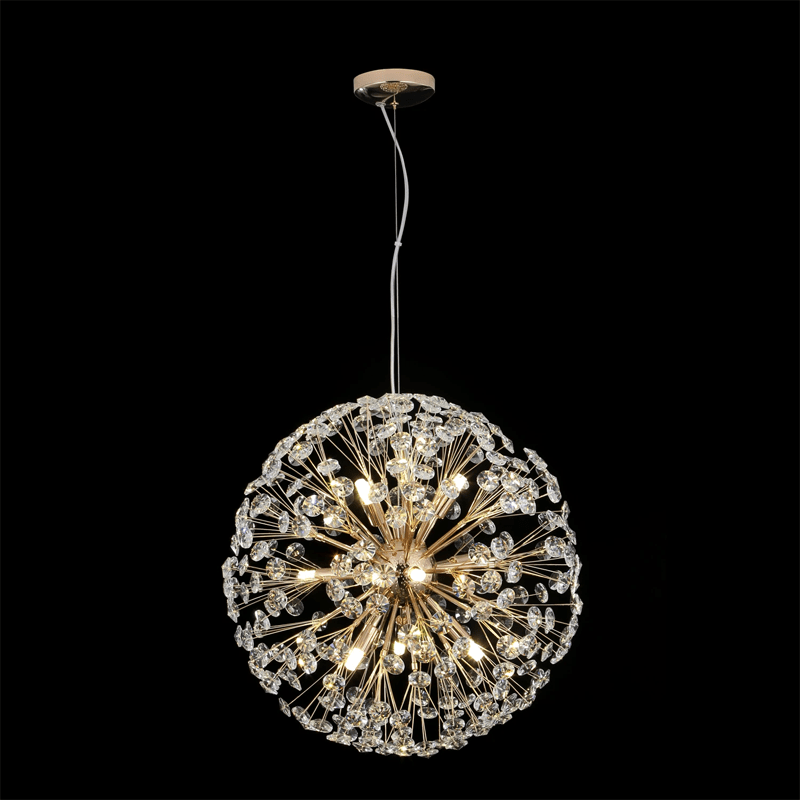 Dandelion Spherical Crystal Pendant Light - Blushlighting