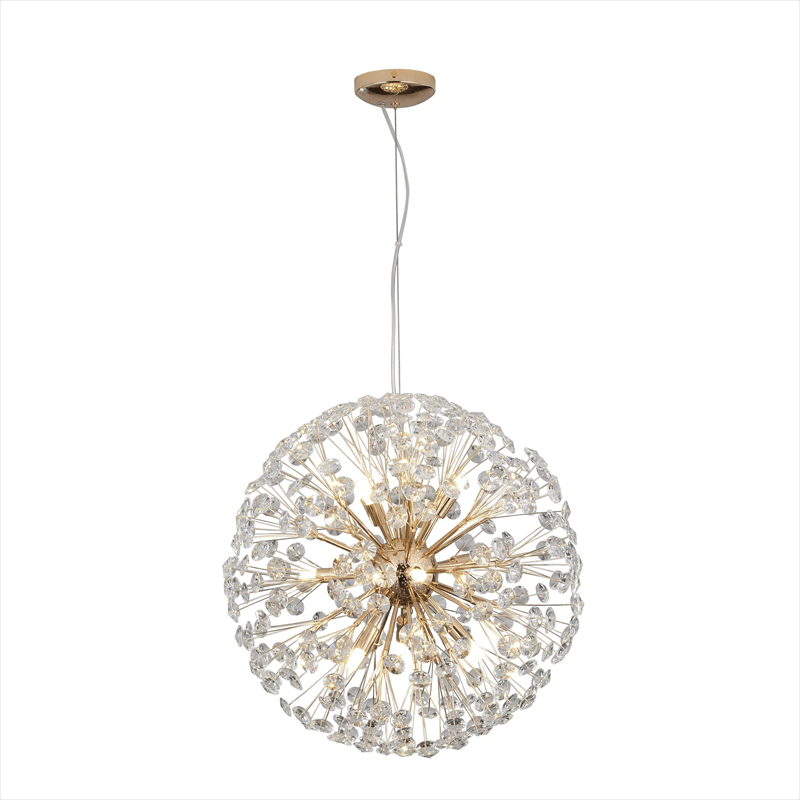 Dandelion Spherical Crystal Pendant Light - Blushlighting