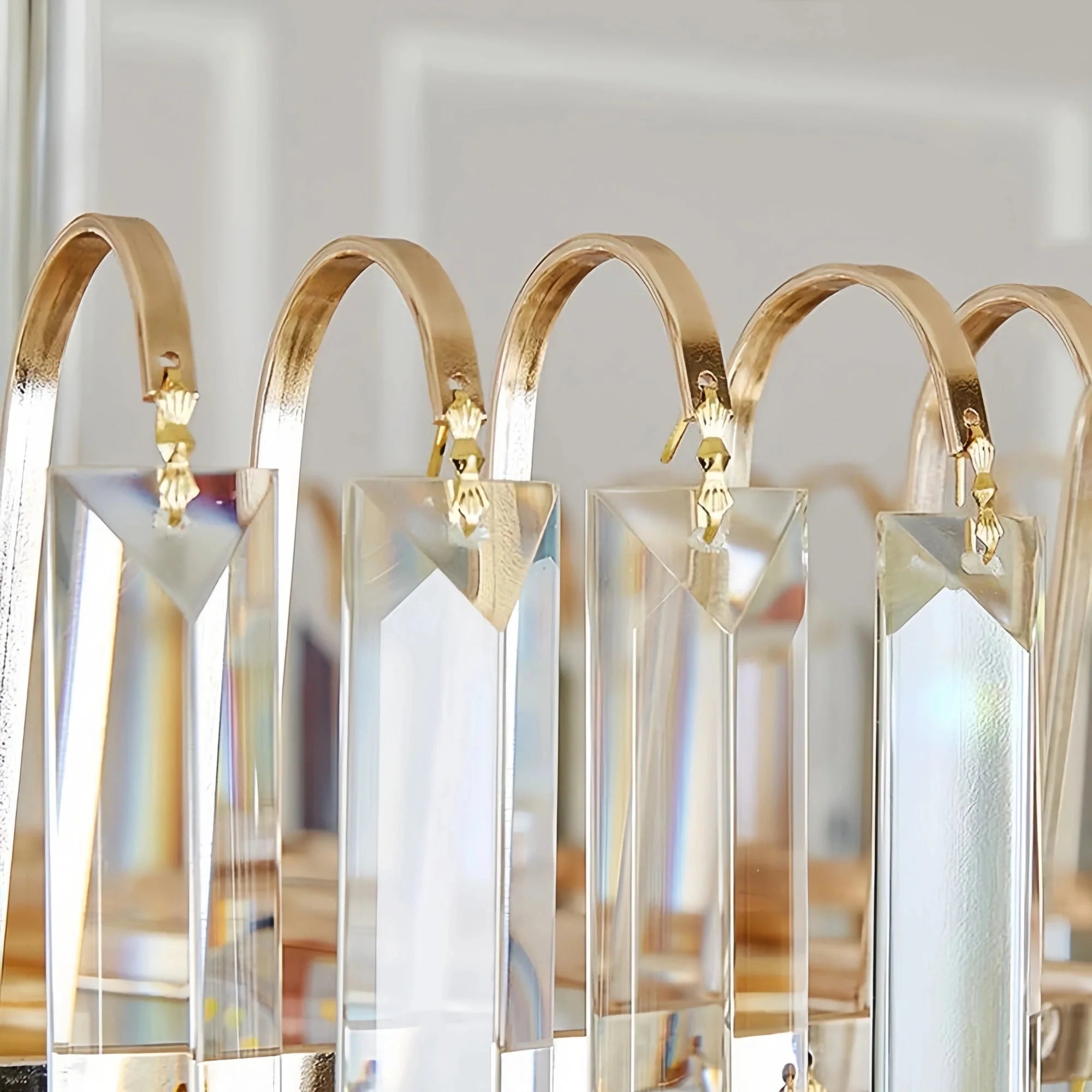 Danilo Multiple Tier Crystal Chandelier - Diameter ( 15.8 in ) x Height ( 47.3 in )Blushlighting