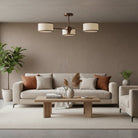 Daphne Fabric Flush Mount-Lighting-Blushlighting-Blushlighting