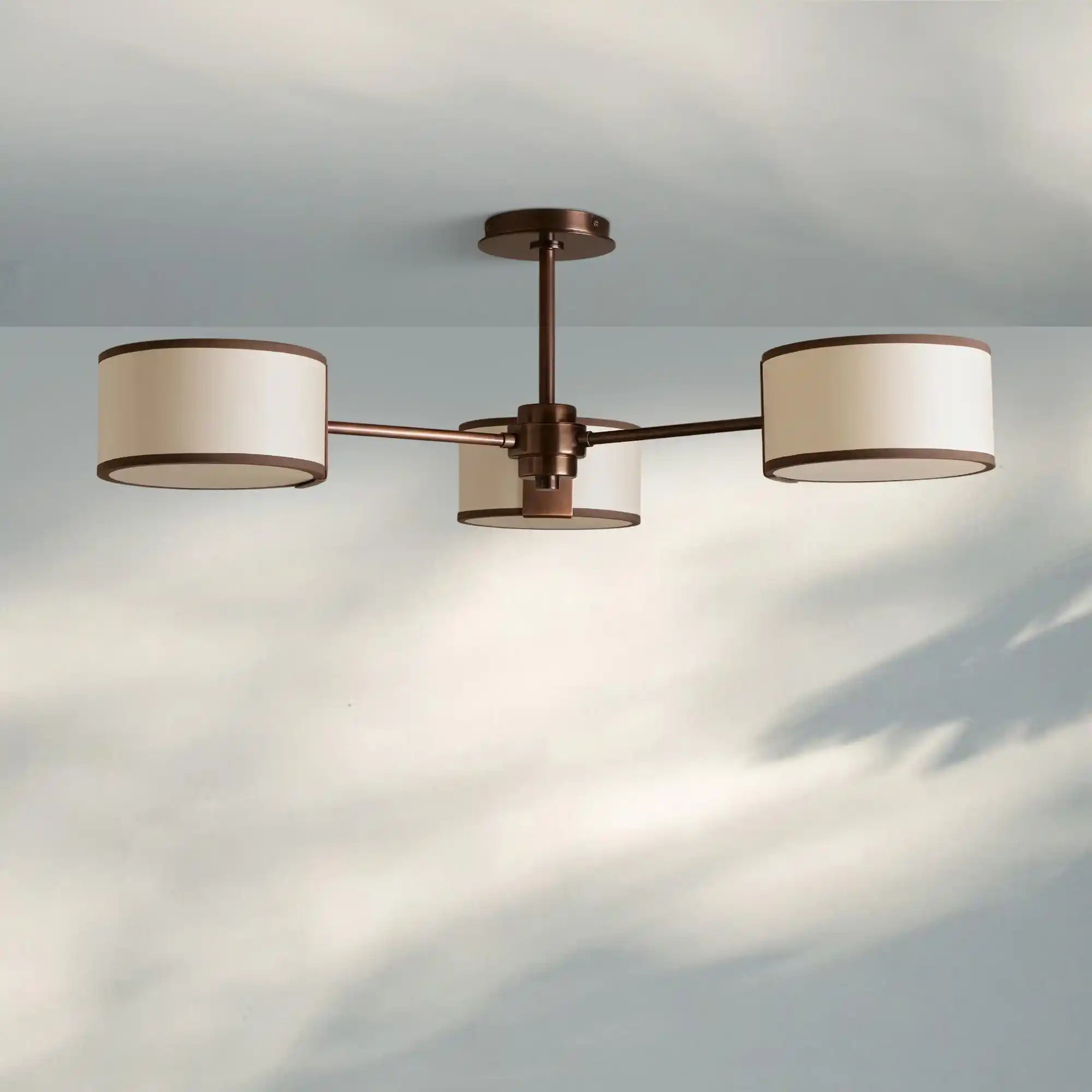 Daphne Fabric Flush Mount-Lighting-Blushlighting-Blushlighting