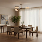 Daphne Fabric Flush Mount-Lighting-Blushlighting-Blushlighting