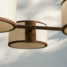 Daphne Linear Chandelier 62" - EcruBlushlighting