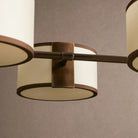 Daphne Linear Chandelier 62" 72" - Black & White72"Blushlighting