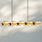 Daphne Linear Chandelier 62" 72" - Black & White72"Blushlighting