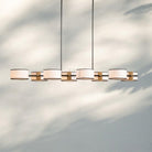 Daphne Linear Chandelier 62"-Lighting-Blushlighting