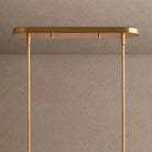 Daphne Metal Linear Chandelier - Warm Black72"Blushlighting