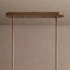 Daphne Metal Linear Chandelier - Warm Black72"Blushlighting
