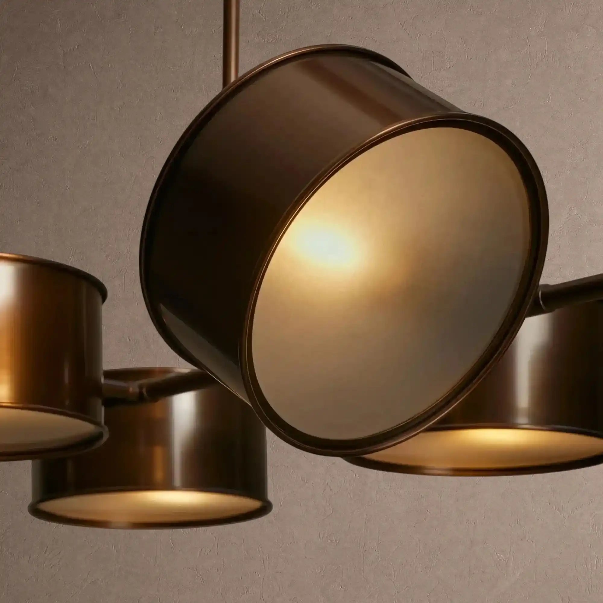 Daphne Metal Linear Chandelier - Warm Black72"Blushlighting