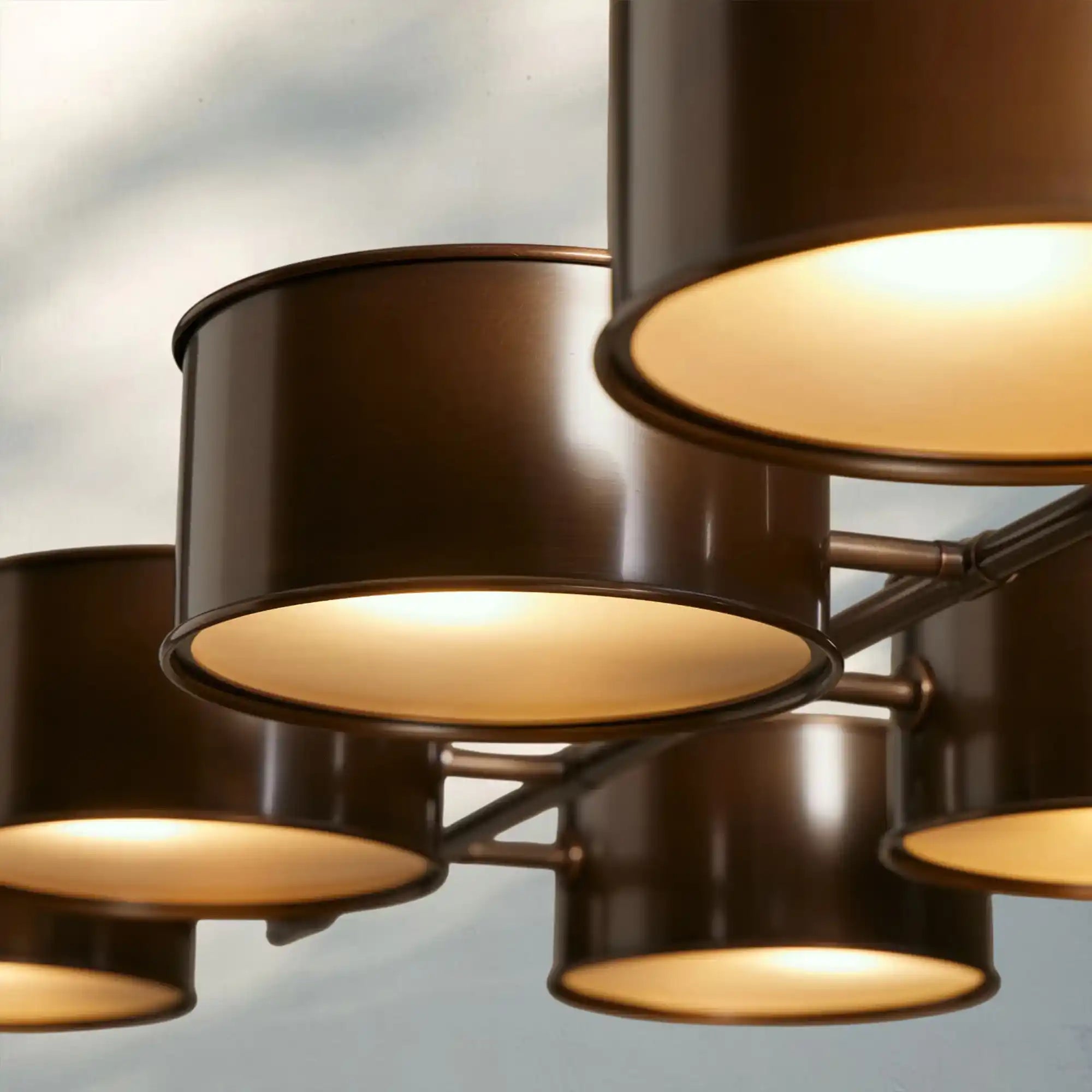 Daphne Metal Linear Chandelier-Lighting-Blushlighting-Blushlighting