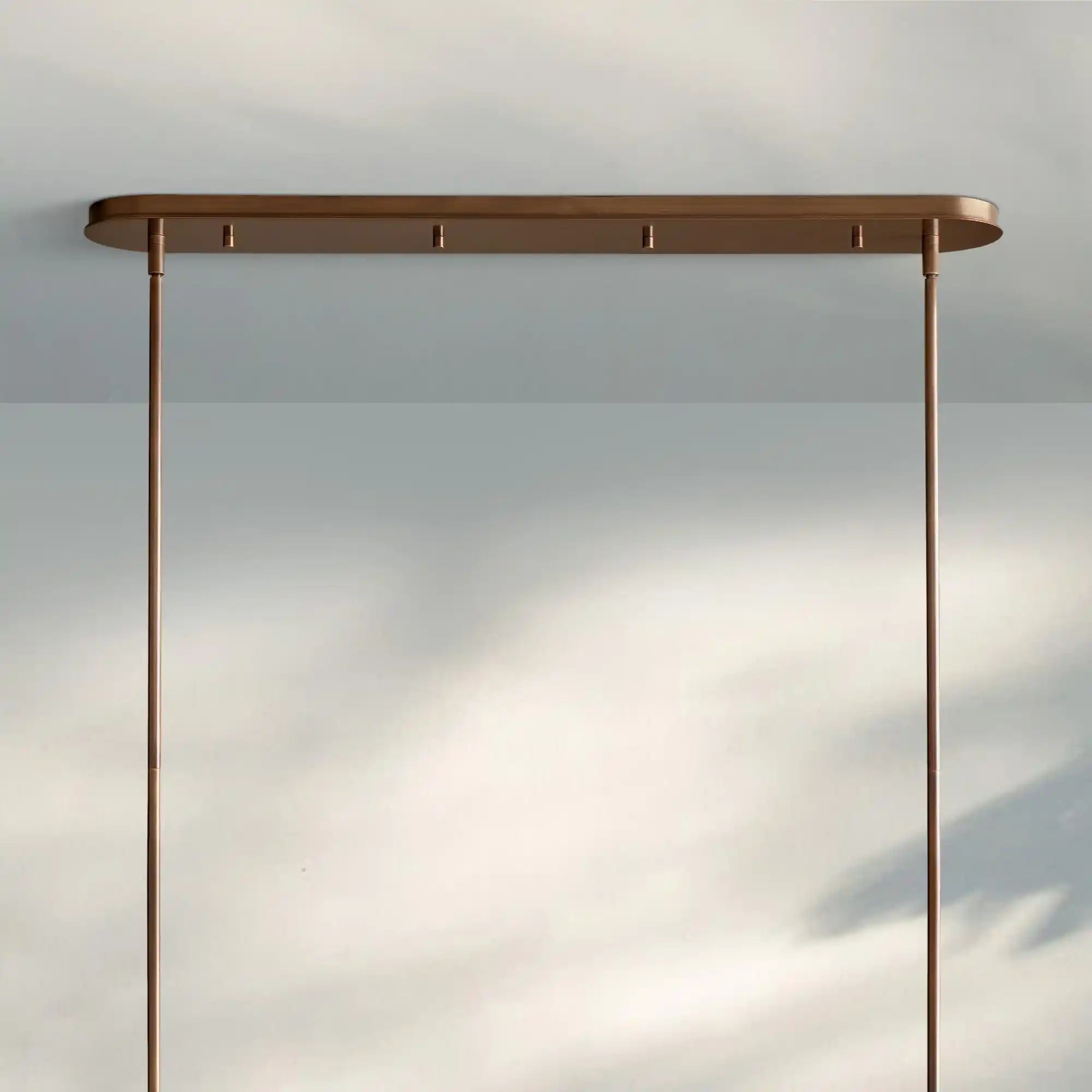 Daphne Metal Linear Chandelier-Lighting-Blushlighting-Blushlighting