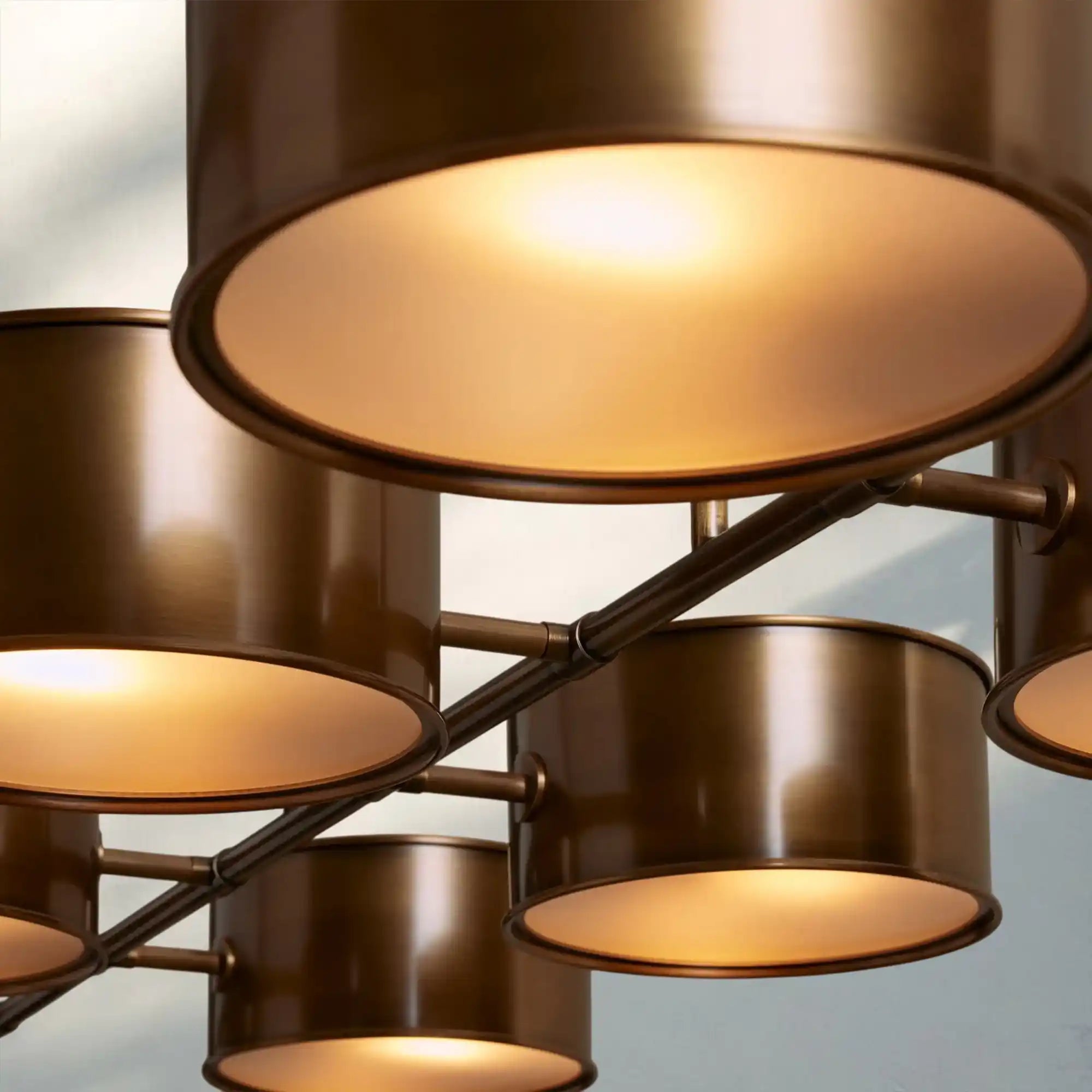 Daphne Metal Linear Chandelier-Lighting-Blushlighting-Blushlighting