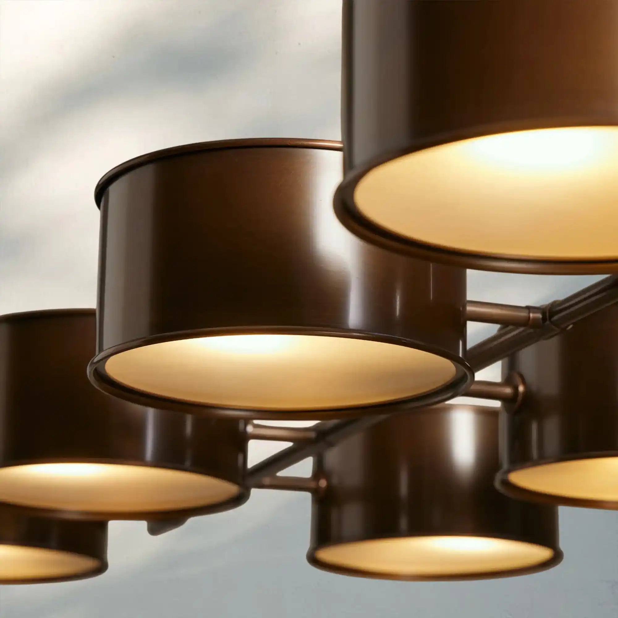 Daphne Metal Linear Chandelier-Lighting-Blushlighting-Blushlighting