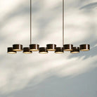 Daphne Metal Linear Chandelier-Lighting-Blushlighting-Blushlighting