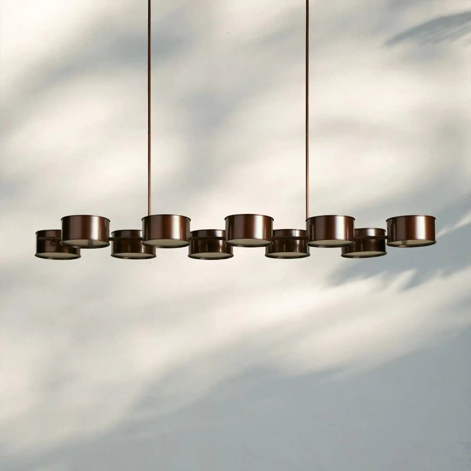 Daphne Metal Linear Chandelier-Lighting-Blushlighting-Blushlighting