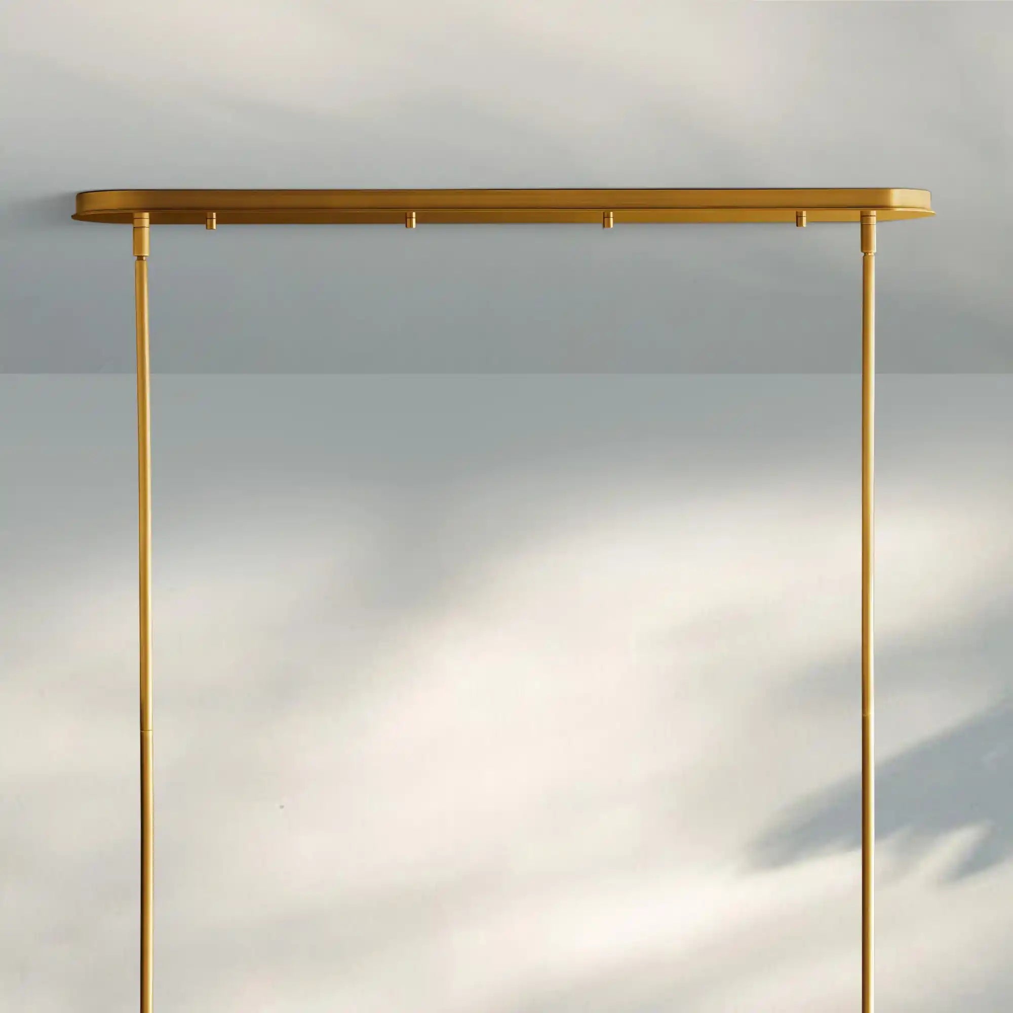 Daphne Metal Linear Chandelier-Lighting-Blushlighting-Blushlighting