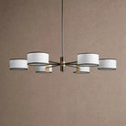 Daphne Round Chandelier 48''60'' - 48"Black & WhiteBlushlighting