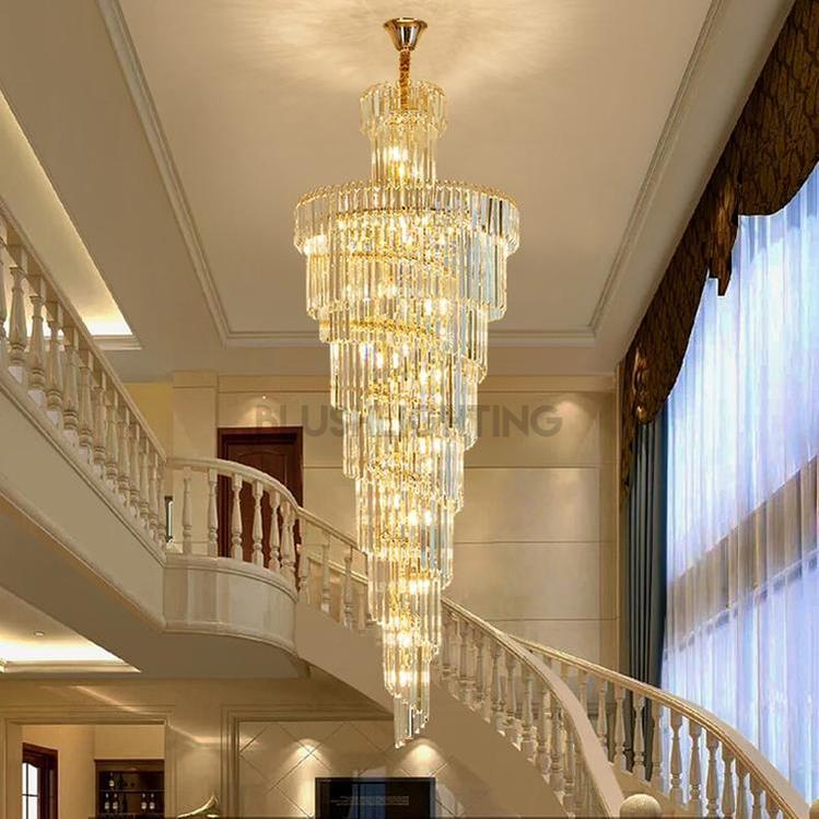 Dari Multiple Tier Crystal Chandelier-Blushlighting-Blushlighting