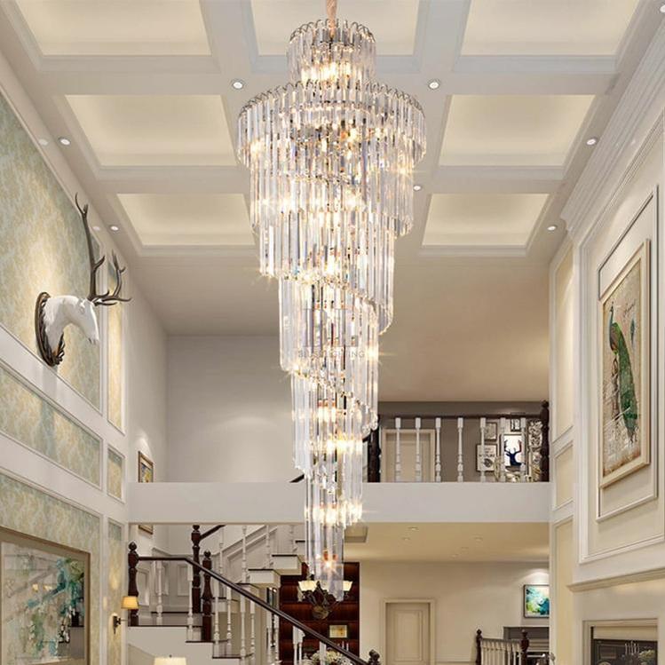 Dari Multiple Tier Crystal Chandelier-Blushlighting-Blushlighting