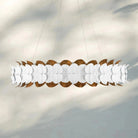Darla Chandelier Sculpted Leaves 39" - Blushlighting