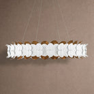 Darla Chandelier Sculpted Leaves 39" - Blushlighting