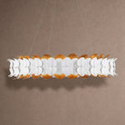 Darla Chandelier Sculpted Leaves 39" - Blushlighting