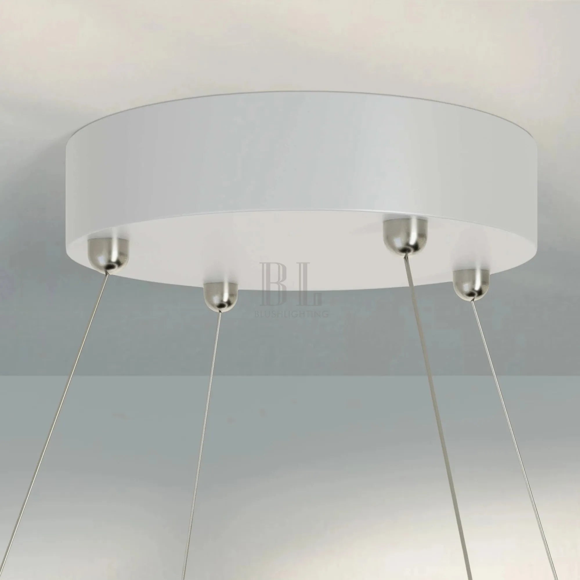 Darla Chandelier Sculpted Leaves 39" - Blushlighting