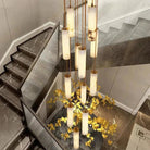 Darlen Modern Staircase Chandelier - 6 LightsRemote Control (Dimmable)Blushlighting