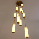 Darlen Modern Staircase Chandelier - 6 LightsRemote Control (Dimmable)Blushlighting