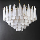Deborah Alabaster Foyer Chandelier Lighting, Luxury Modern Lighting - D 21.7"Blushlighting
