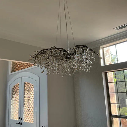 New Luxury Branch Crystal Pendant Chandelier Designer Creative Art Dining Room/Living Room Light Fixture