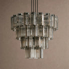 Delsie Round Chandelier 38''48''60'' - 60‘’BrassSmokeBlushlighting