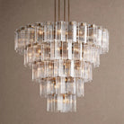 Delsie Round Chandelier 38''48''60'' - 60‘’BrassClearBlushlighting