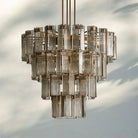 Delsia Round Chandelier 38''48''60''-48‘’-Brass-Smoke