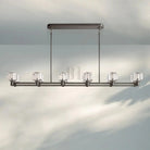 Demart Double Linear Chandelier 54'' 72''-72"W x 13¼"D x 7"H-Black-