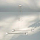 Demart Mobile Linear Chandelier 54" 72"-54''-Polished Nickel-