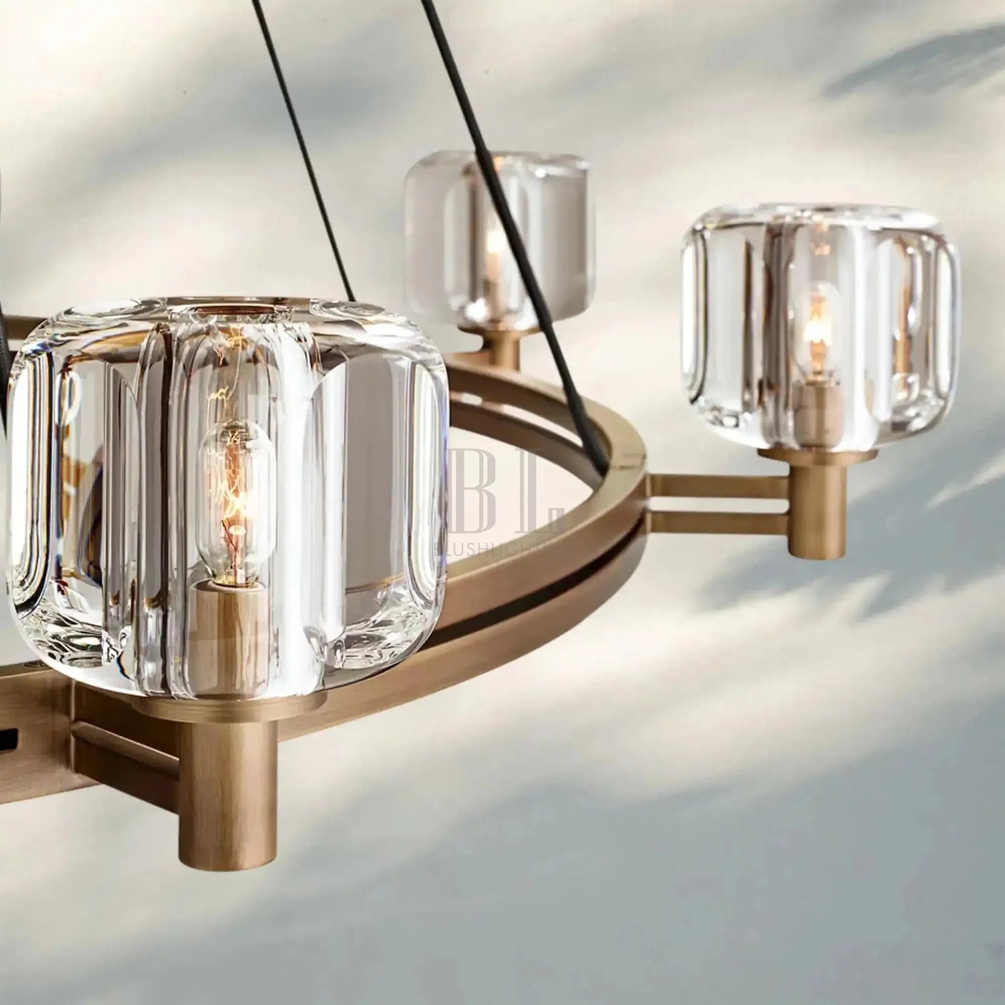 Demart Round Chandelier 36"48"60" - Blushlighting