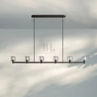 Demart Single Linear Chandelier 54'' 72''-72''-Bronze-