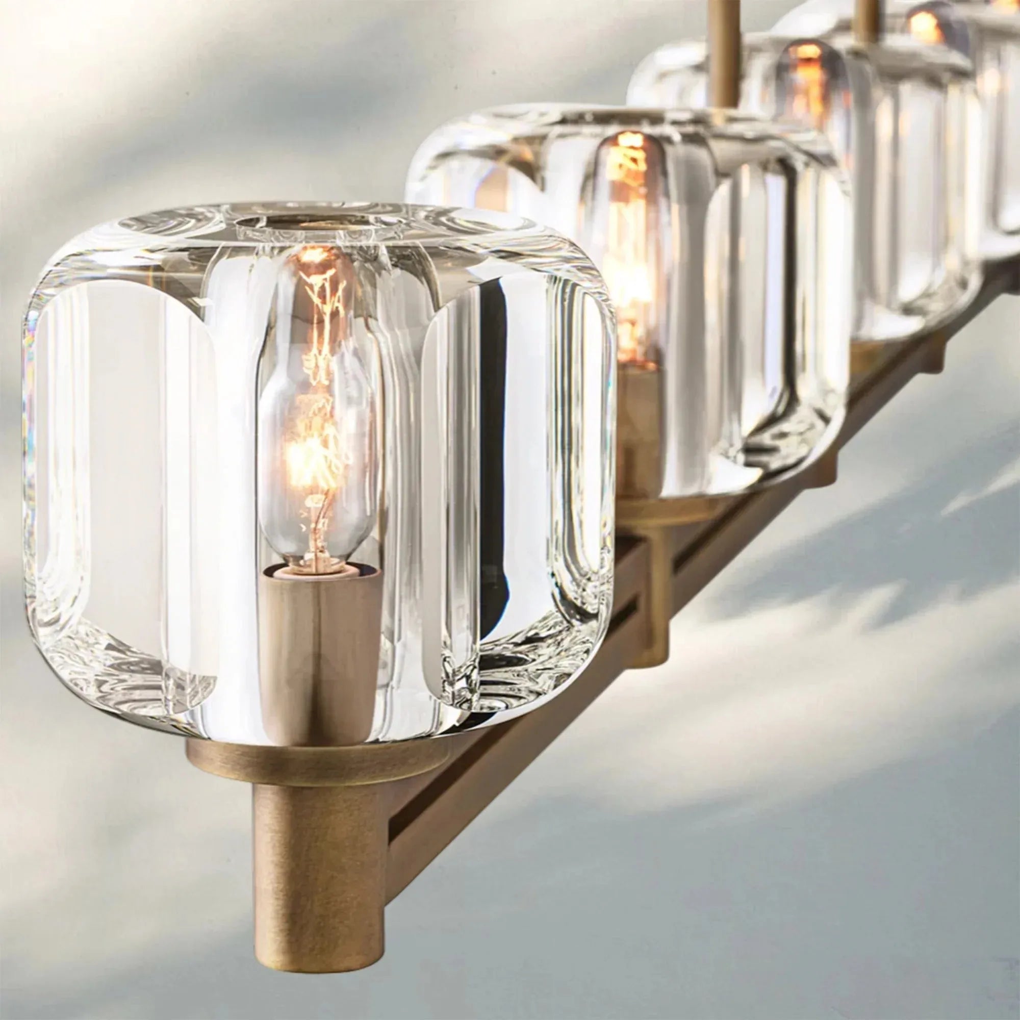 Demart Single Linear Chandelier 54'' 72''-