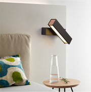 Blushlighting® Nordic Solid Wood Creative Rotating LED Energy-saving Wall Sconce Warm light / Black