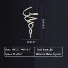 Designer Foyer Living Room Ceiling Light Fixture Stylish Spiral Crystal Chandelier for Hotel Entrance - Blushlighting