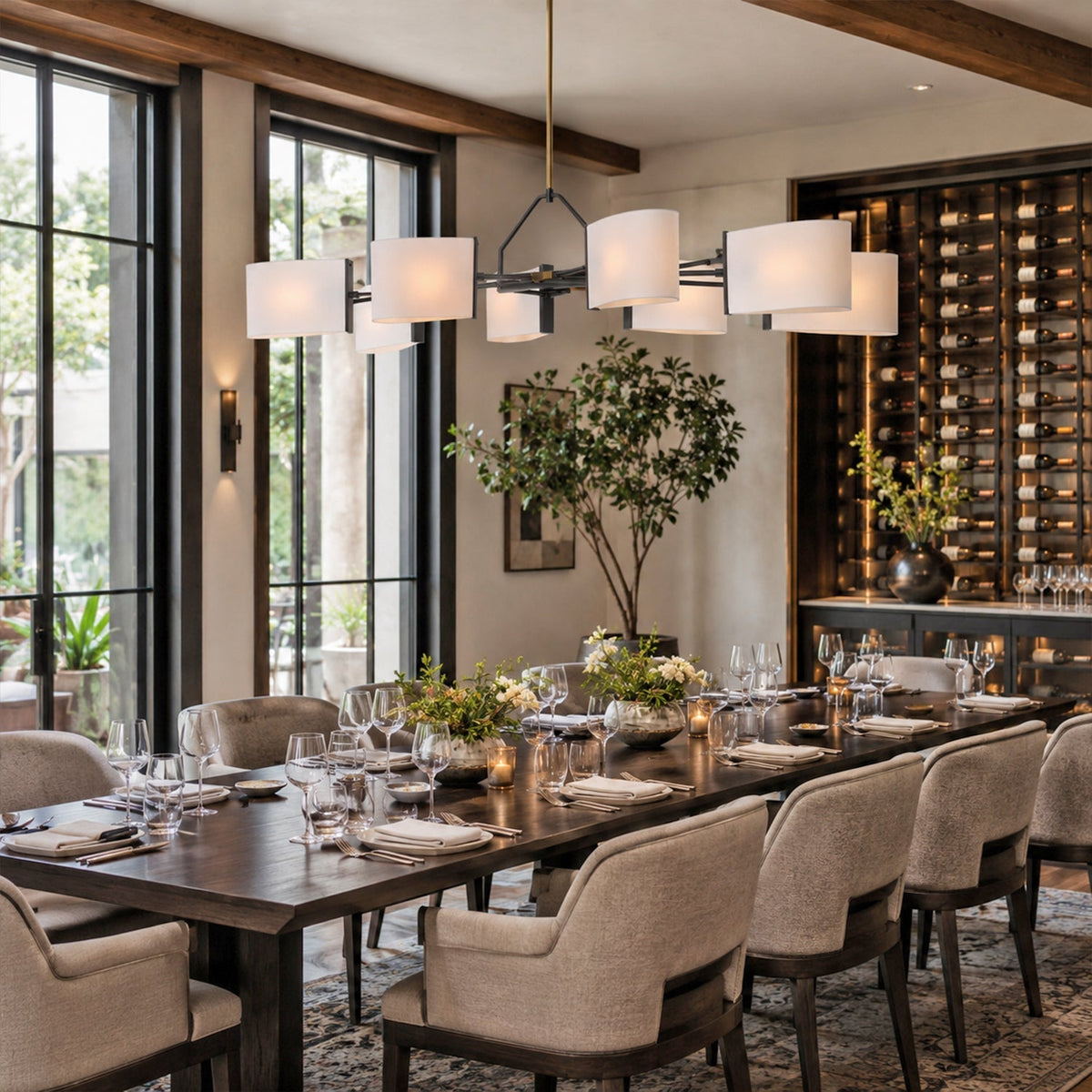 Dessay Linear Chandelier - BronzeBlushlighting