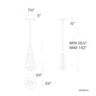 Devote Pendant - BlackBlushlighting
