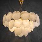 Round Chandelier in brass