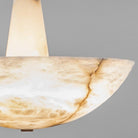 Domus Alabaster Chandelier - ∅ 19.7″ x H 19.7″ / Dia 50cm x H 50cmWhiteWarm LightBlushlighting