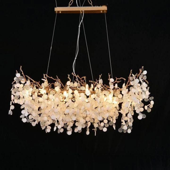 Donna American Creative Modern Branch Chandelier-chandeliers for dining room,chandeliers for stairways,chandeliers for foyer,chandeliers for bedrooms,chandeliers for kitchen,chandeliers for living room-39.3" L-Blushlighting
