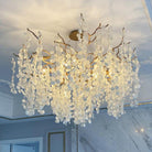 Donna Modern Round Branch Chandelier-chandeliers for dining room,chandeliers for stairways,chandeliers for foyer,chandeliers for bedrooms,chandeliers for kitchen,chandeliers for living room-Milk White-Blushlighting