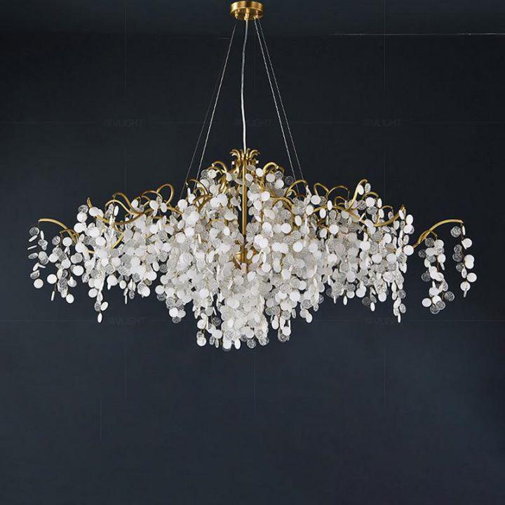 Donna Oval Tree Branch Chandelier-chandeliers for dining room,chandeliers for stairways,chandeliers for foyer,chandeliers for bedrooms,chandeliers for kitchen,chandeliers for living room-59" L-Blushlighting