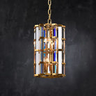 Dora Glass Round Chandelier - 9“BrassBlushlighting