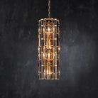 Dora Glass Round Chandelier - 9“BrassBlushlighting